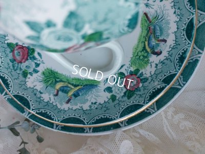 画像20: アンティークサルグミンヌカップ＆ソーサートリオ