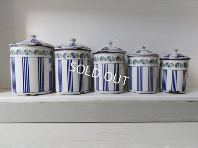 画像14: BBブルーストライプローズガーランドキャニスター