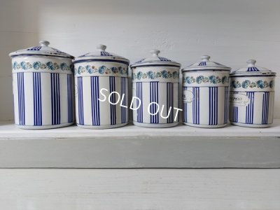 画像12: BBブルーストライプローズガーランドキャニスター