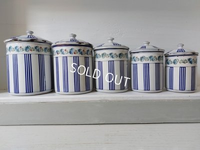 画像13: BBブルーストライプローズガーランドキャニスター