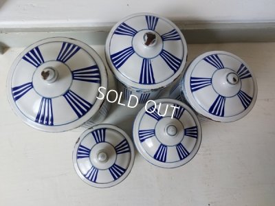 画像6: BBブルーストライプローズガーランドキャニスター