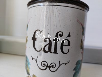 画像3: アンティーク手描きキャニスター