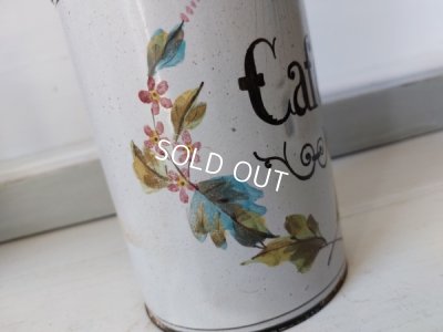 画像4: アンティーク手描きキャニスター