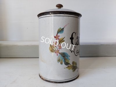 画像5: アンティーク手描きキャニスター