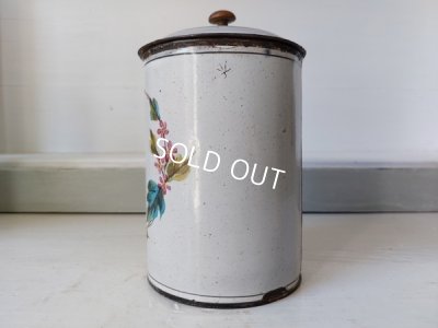 画像7: アンティーク手描きキャニスター