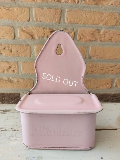 画像2: アンティークホーローピンクアリュメット缶