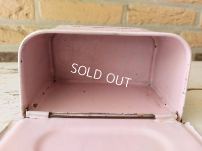 画像11: アンティークホーローピンクアリュメット缶