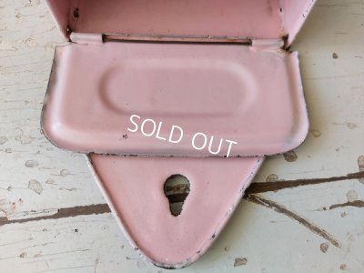 画像10: アンティークホーローピンクアリュメット缶