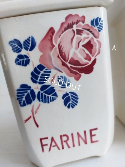 画像3: バドンヴィレーローズ柄キャニスター