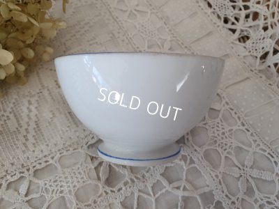 画像9: アンティーク文字入りカフェオレボウル