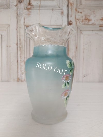 画像6: アンティークガラスつばめ柄ピッチャー