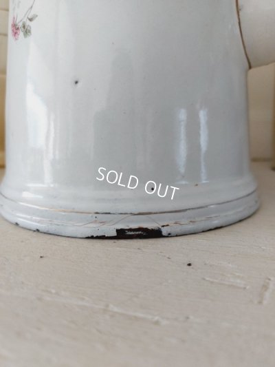 画像14: BFホーローローズ柄チョコレートポット