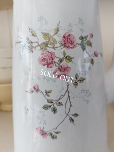 画像6: BFホーローローズ柄チョコレートポット