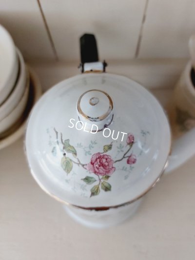 画像7: BFホーローローズ柄チョコレートポット