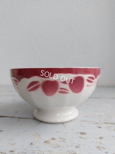 画像10: MOULIN DES LOUPS HAMAGEさくらんぼ柄カフェオレボウル