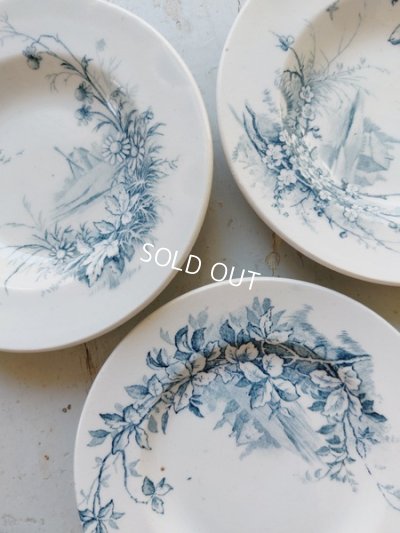 画像6: ジアンペイサージュおままごと陶器プレート3枚Bセット