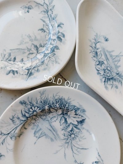 画像12: ジアンペイサージュおままごと陶器プレート6枚Dセット