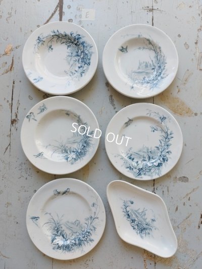 画像2: ジアンペイサージュおままごと陶器プレート6枚Eセット