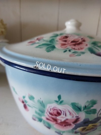 画像12: Japyローズとパンジー柄キャセロール　