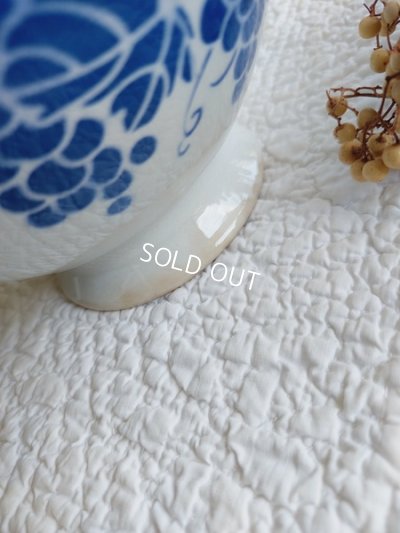 画像13: リュネヴィルぶどう柄カフェオレボウル