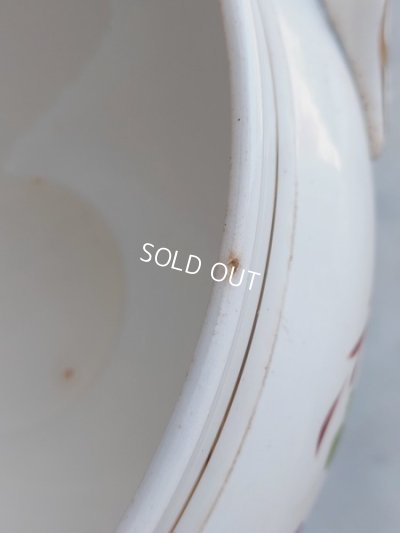 画像10: アンティークマリエローズとパンジー柄陶器スーピエール