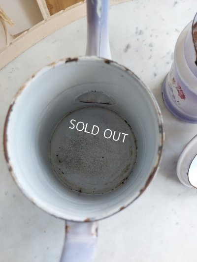 画像14: アンティークホーローパープルグラデーションポット