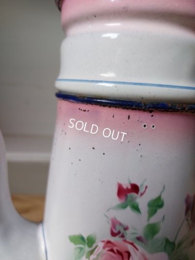 画像3: Japyピンクローズとパンジー柄コーヒーポット　