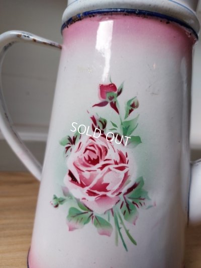 画像8: Japyピンクローズとパンジー柄コーヒーポット　