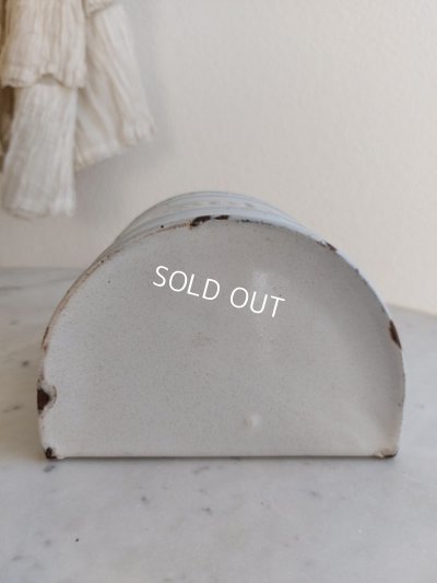 画像11: アンティークホーローローズ柄セル缶