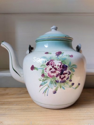 画像2: Japyダブルパンジー柄ケトル