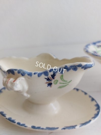 画像13: おままごと花柄ソーシエとコンポート皿セット