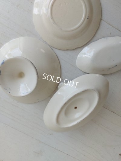 画像4: おままごと花柄ソーシエとコンポート皿セット