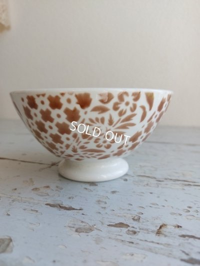 画像5: アンティーク幾何学模様カフェオレボウル