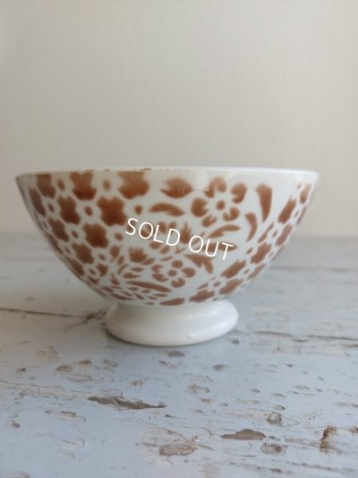 画像3: アンティーク幾何学模様カフェオレボウル