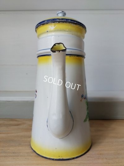 画像13: Japyイエローグラデーション勿忘草柄ポット