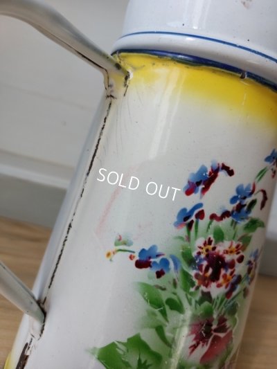 画像14: Japyイエローグラデーション勿忘草柄ポット