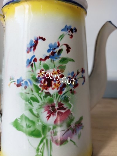 画像15: Japyイエローグラデーション勿忘草柄ポット