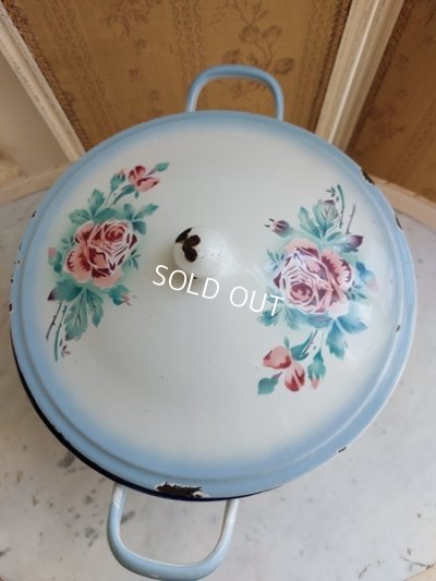 画像15: Japyローズとパンジー柄キャセロール