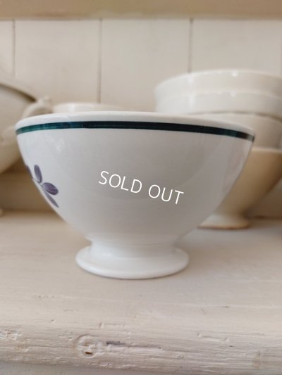 画像10: ジアンすみれ柄カフェオレボウル