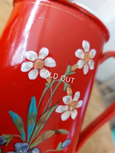 画像4: エトワール社赤すみれ柄ポット