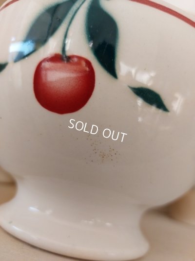 画像12: Ceranord Saint-Amandチェリー柄カフェオレボウル