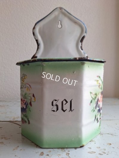 画像4: Japy六角形ライトグリーングラデーションビオラ柄セル缶