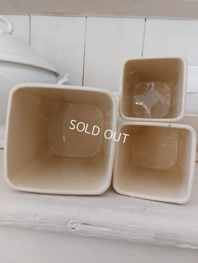 画像13: バドンヴィレ花柄陶器キャニスター