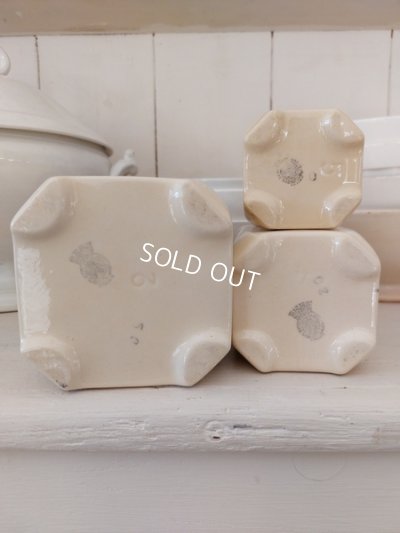 画像15: バドンヴィレ花柄陶器キャニスター