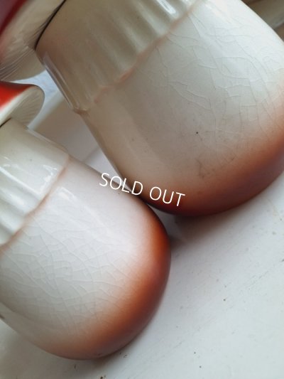 画像11: 陶器製のきのこキャニスター