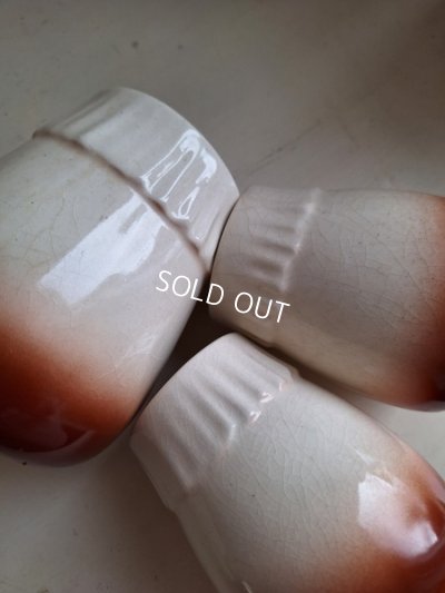 画像23: 陶器製のきのこキャニスター