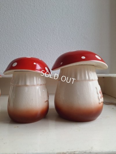 画像7: 陶器製のきのこキャニスター