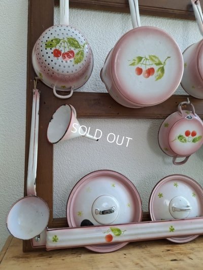 画像37: ピンクグラデーションホーローウエディングセット