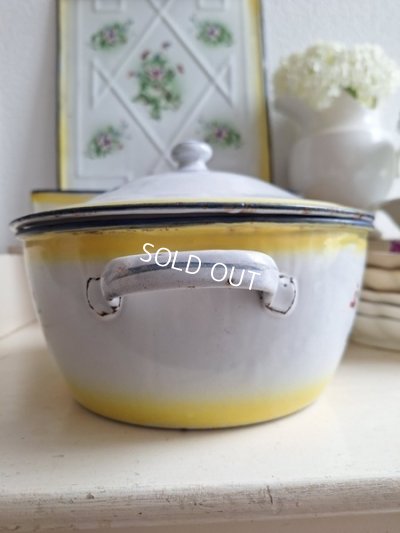 画像4: Japyイエローぼかし勿ローズとパンジー柄チュリーン　