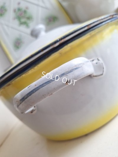 画像5: Japyイエローぼかし勿ローズとパンジー柄チュリーン　